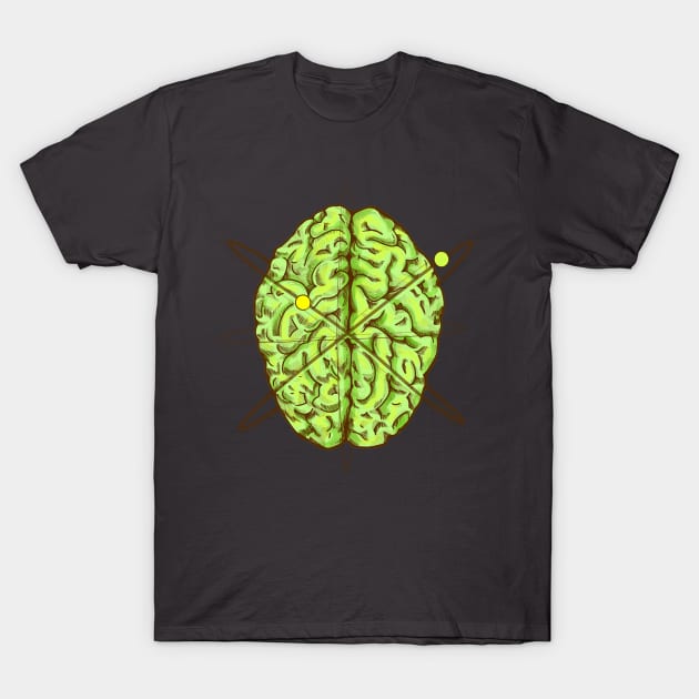 The Atomic Brain! T-Shirt by paintchips